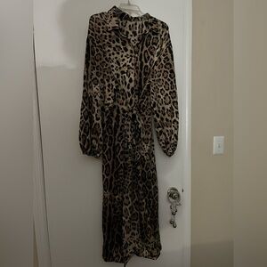 Fashion Nova Animal Print Button-Up